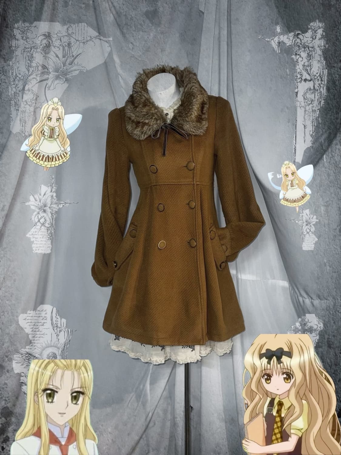 엑시즈팜 꿈파 허니깔 리마깔 러블리 갸루 데일리 클래식 로리타 코디세트 상품이미지1