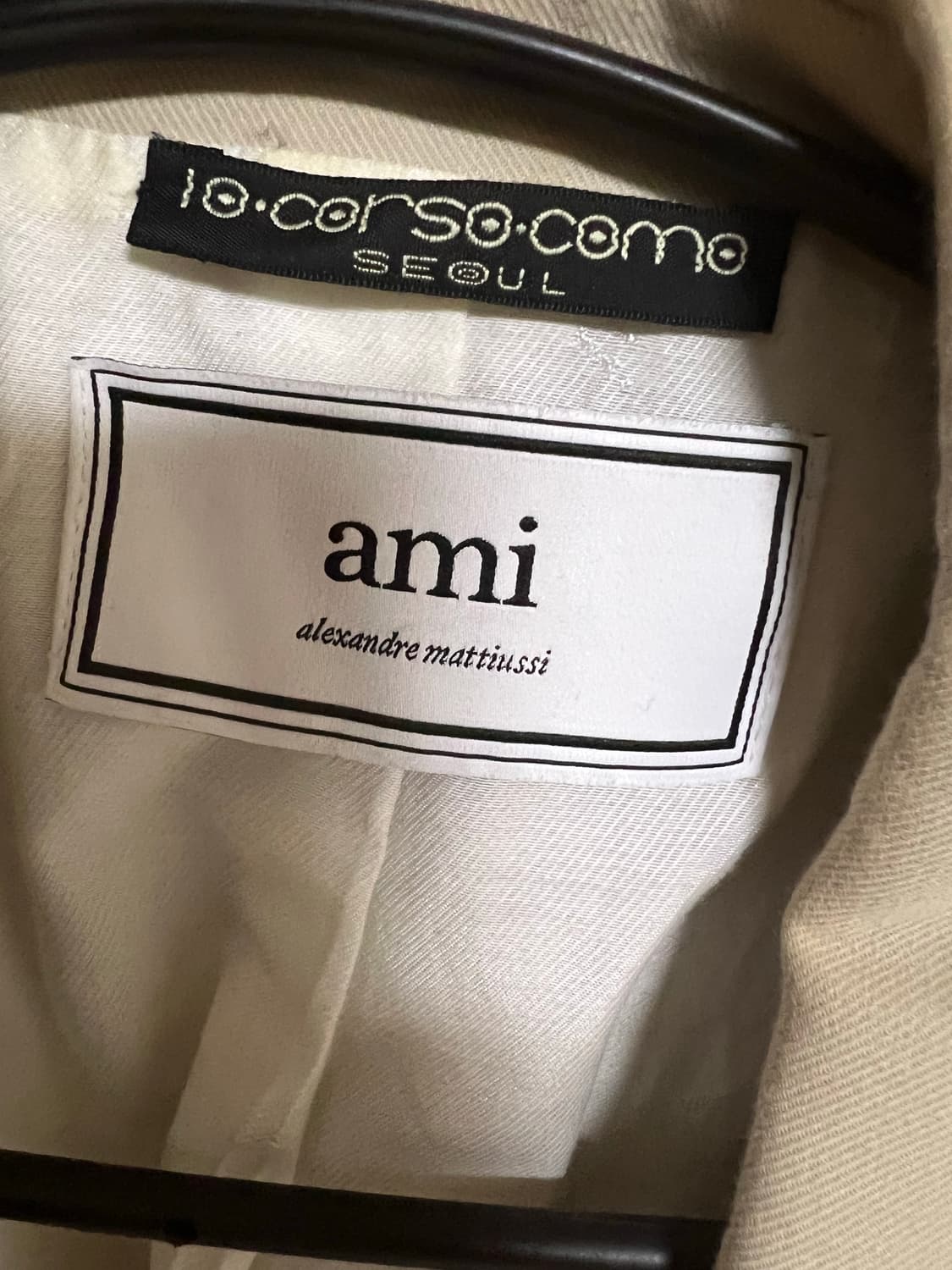 ami paris 정품 코튼 블레이저 자켓 상품이미지2