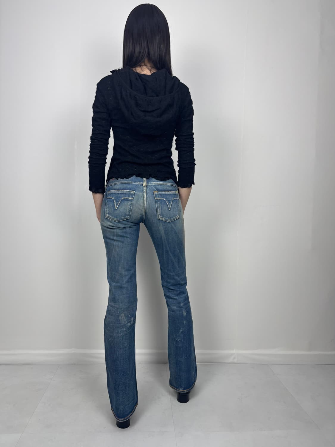 DIESEL BELTED WAIST BOOTCUT DENIM 상품이미지5