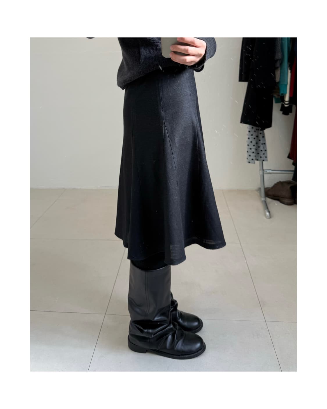 폴스튜어트 미디 스커트 상품이미지2