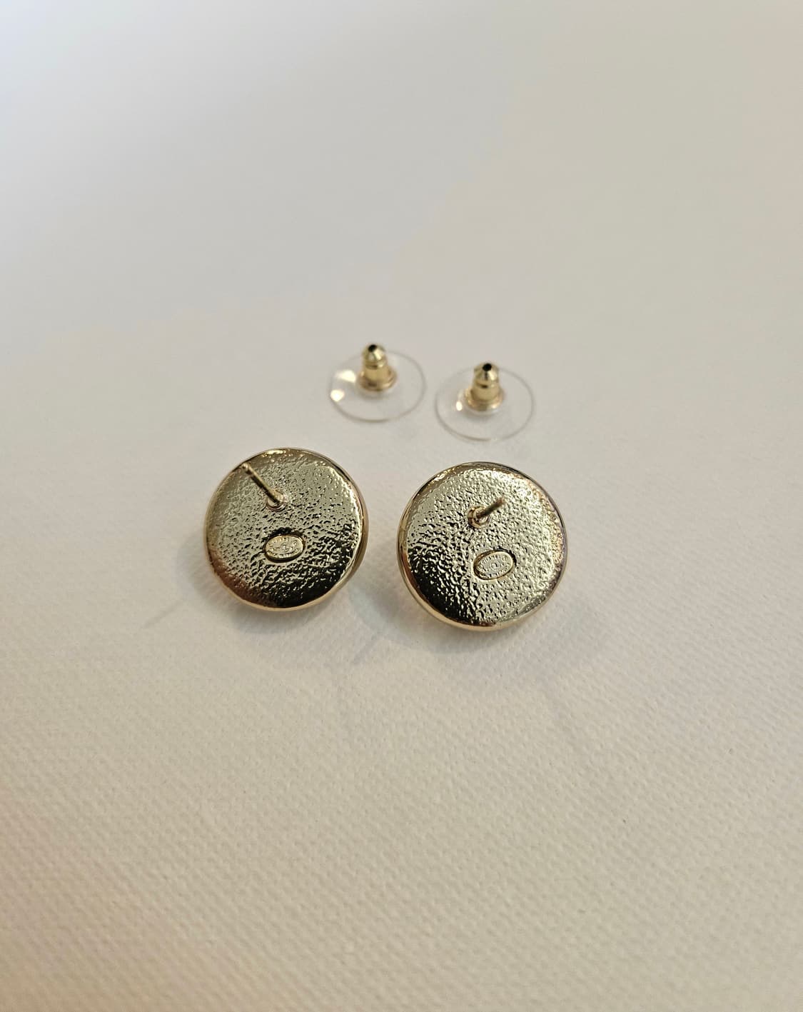 샤넬 CC 턴락 단추진주 금장 귀걸이 업사이클링 상품이미지6