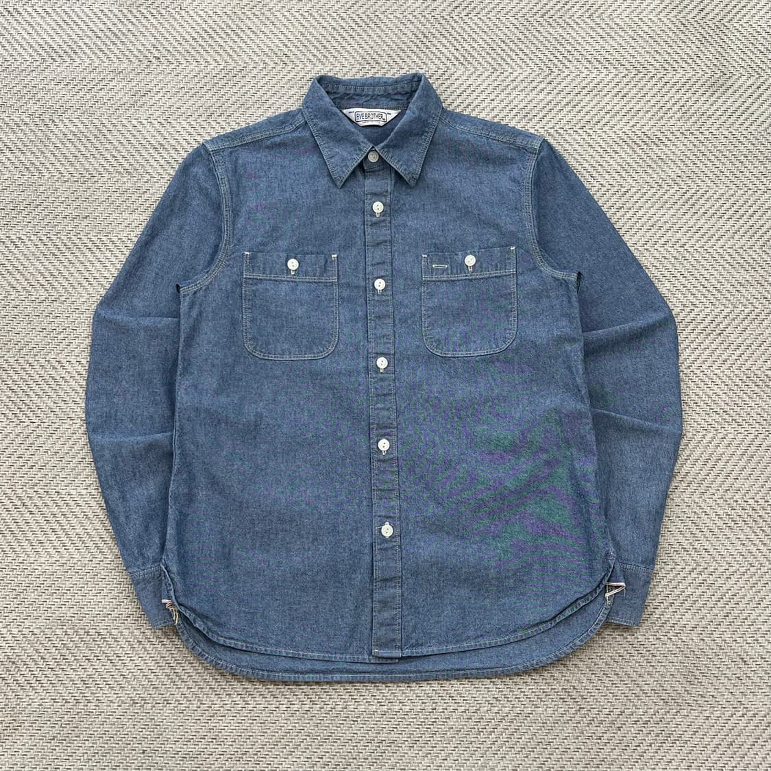 파이브 브라더스 샴브레이 셔츠 r3448 상품이미지1