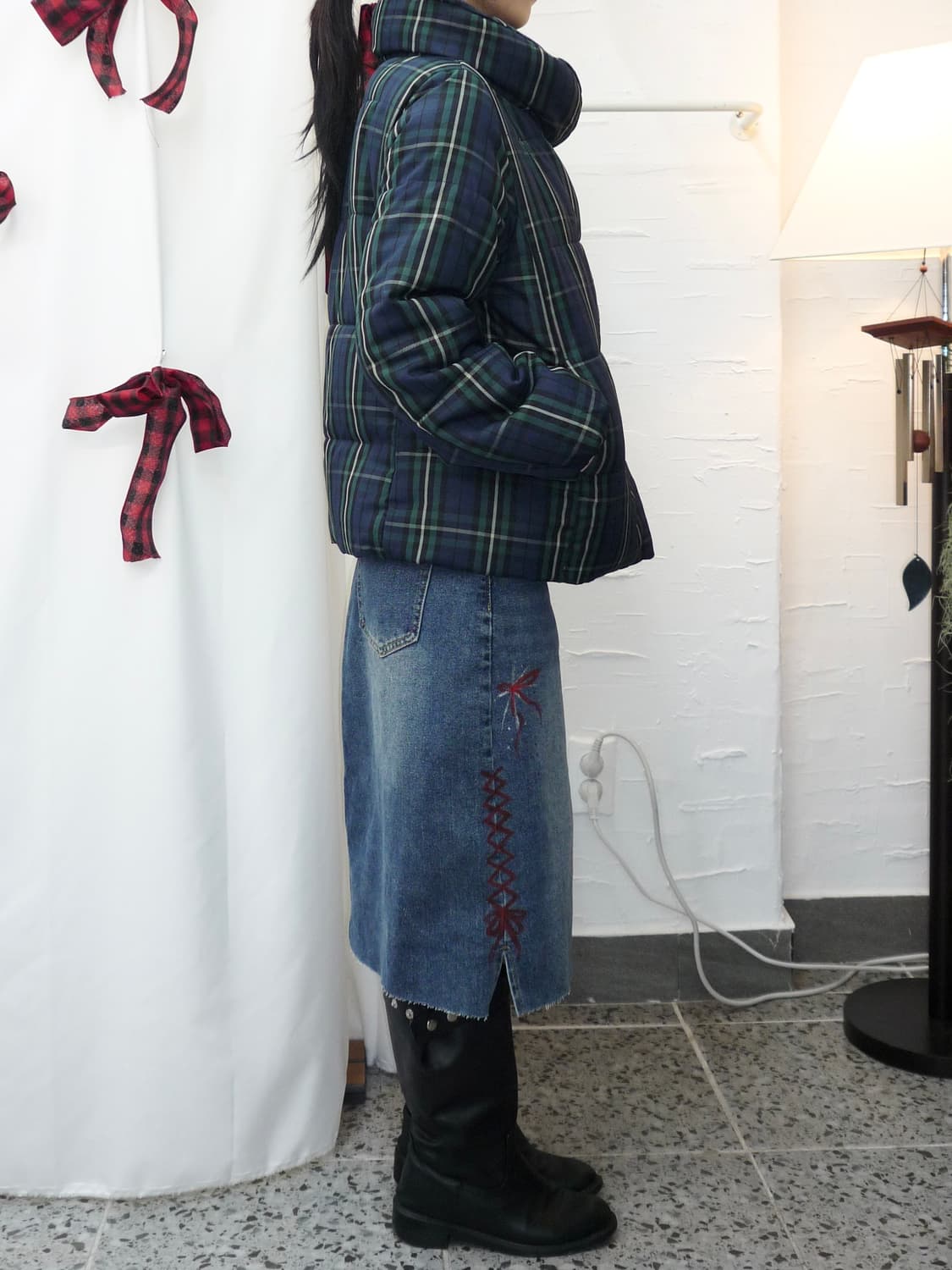 forest check puffer 상품이미지4