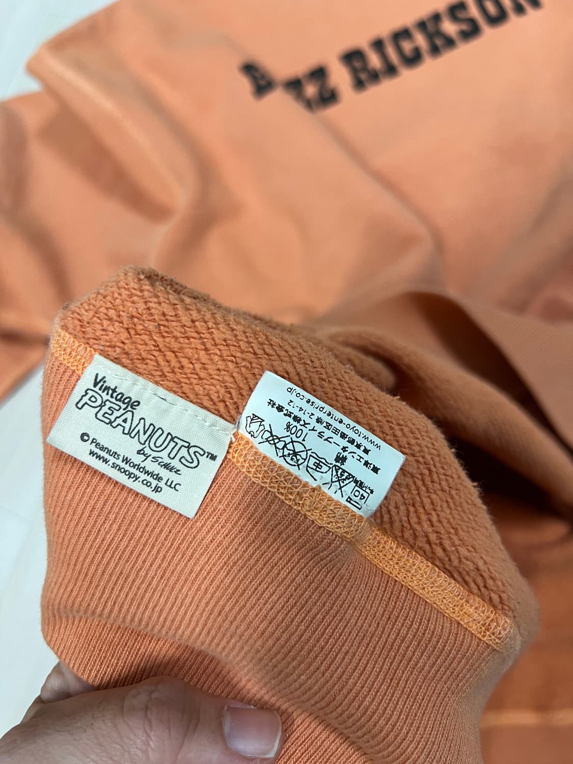 택포9) 버즈릭슨 스누피 스웻셔츠 L 상품이미지5