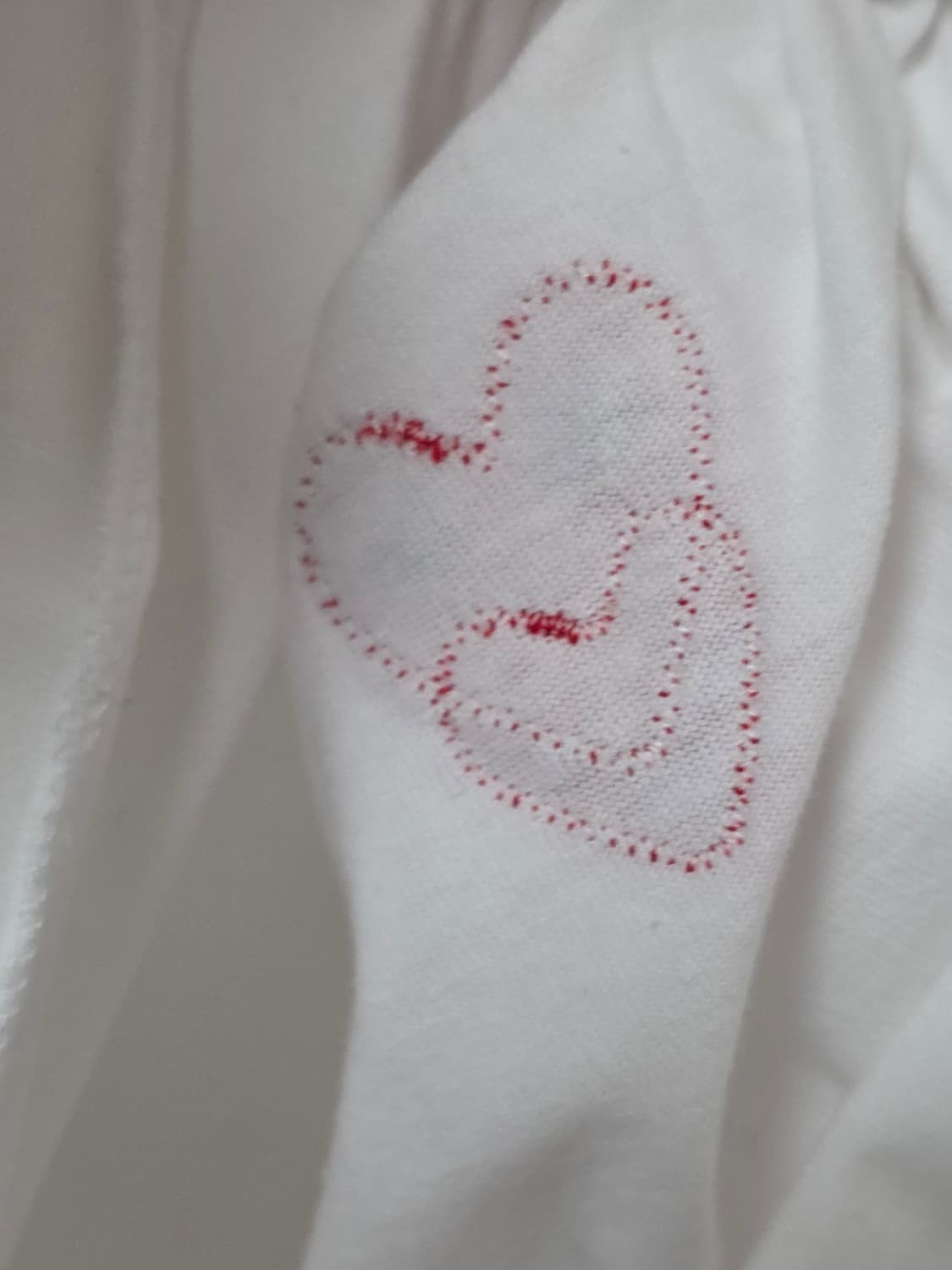 [새상품]꼼데가르송 더블하트 티셔츠 L 상품이미지8