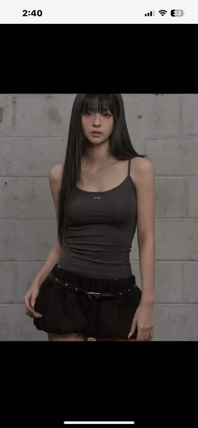 카키포인트 나시 차콜 Muted Core Sleeveless 상품이미지1