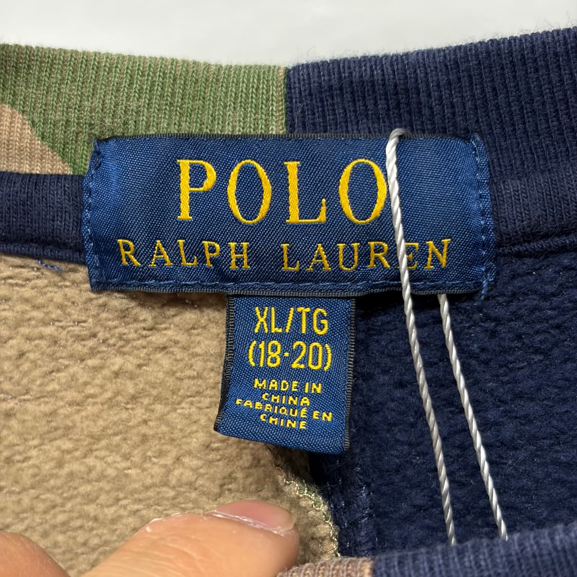 폴로 랄프로렌 타이거 패치 맨투맨 상품이미지6