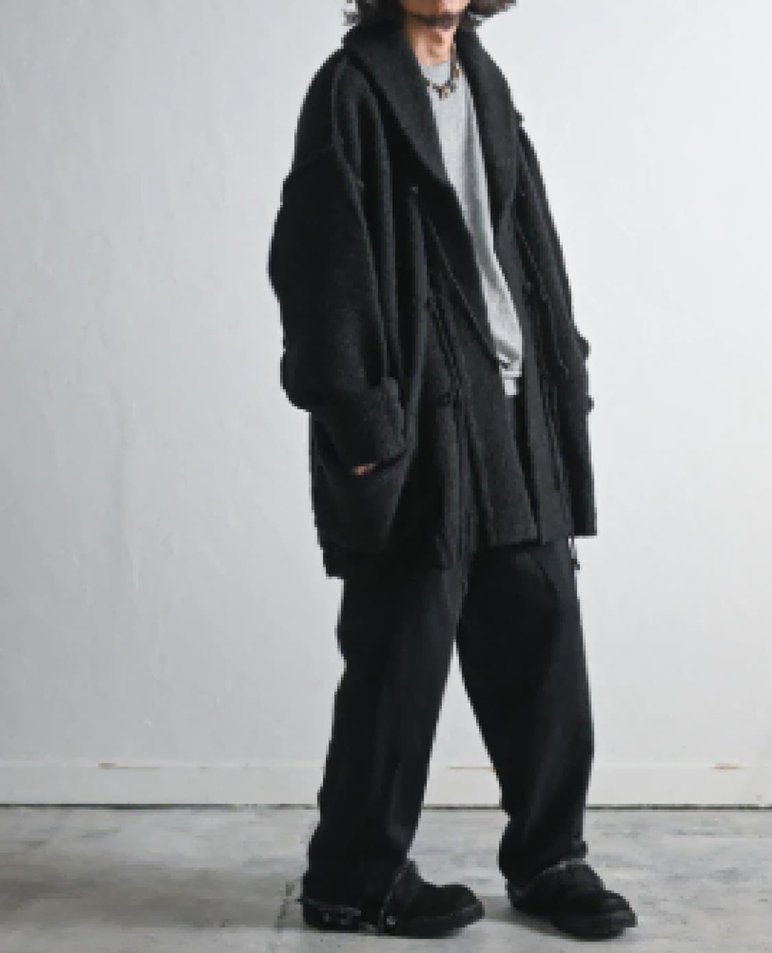 barbell object / lg cardi(BLACK) 상품이미지1