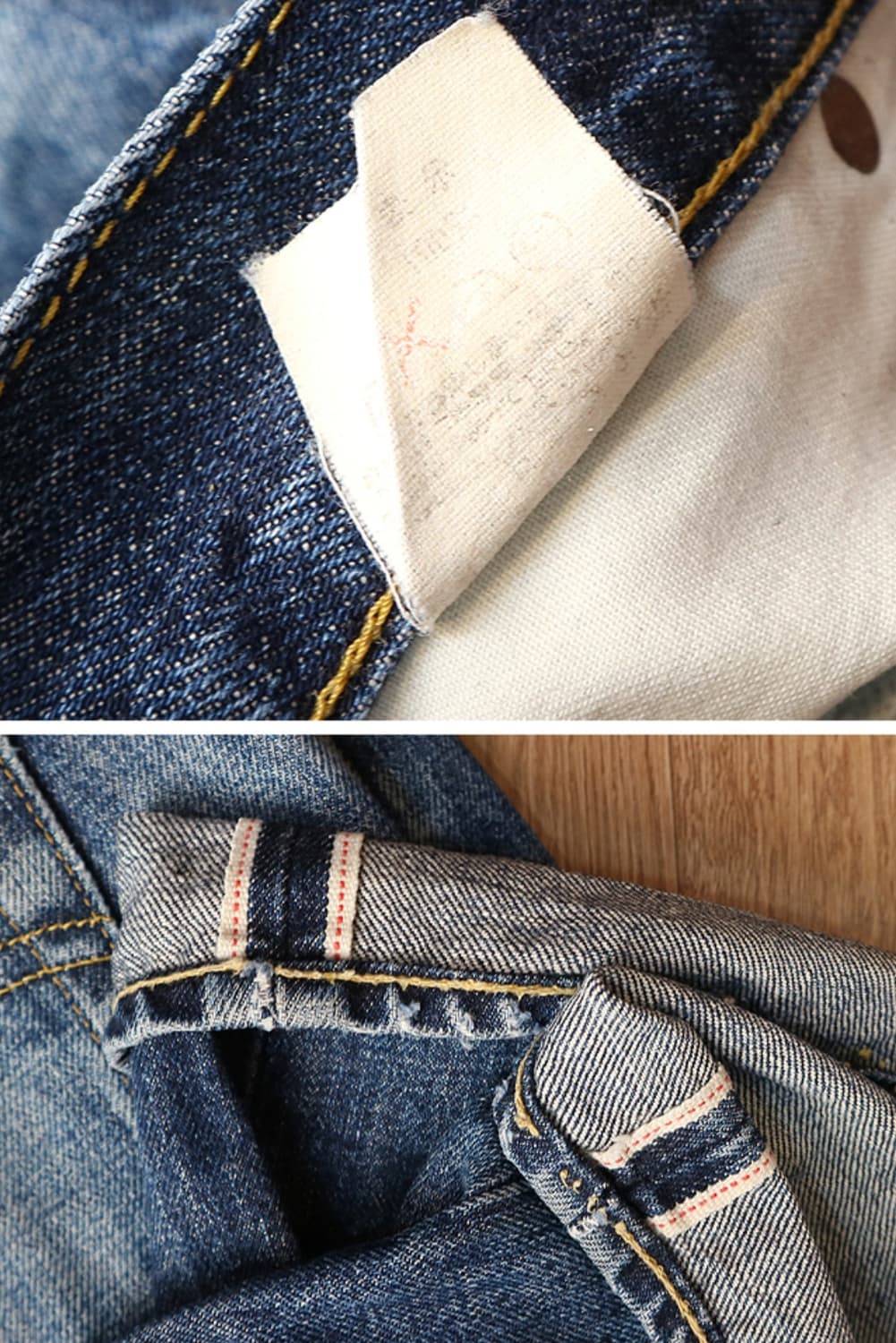 
일본판 90S LEVIS LVC 리바이스 702XX 빅 E 셀비지 데님 상품이미지9