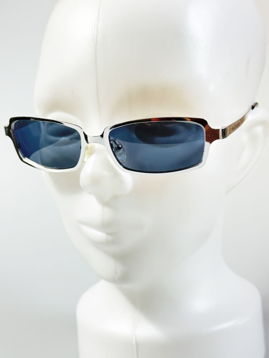 VALENTINO SONIA JAPAN 실버 메탈릭 빈티지 선글라스 상품이미지9