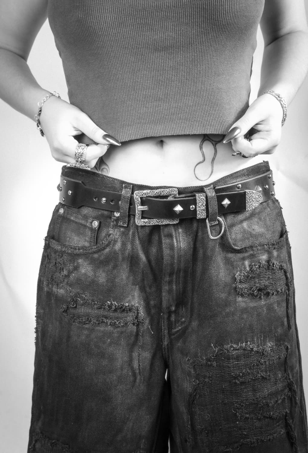 Erd st Studed belt 상품이미지4