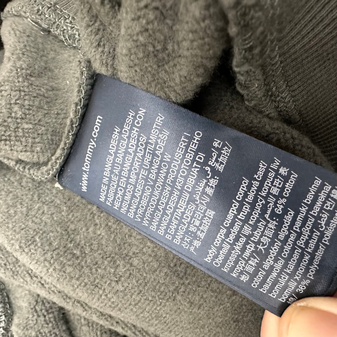 타미힐피거 기모 맨투맨 L 상품이미지9