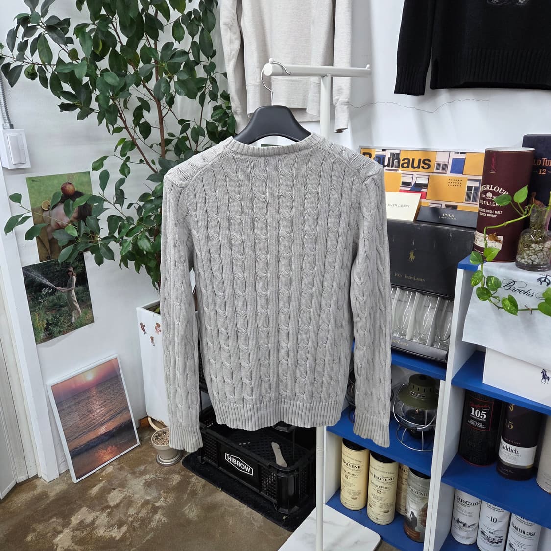 폴로랄프로렌 코튼 케이블 니트 M 상품이미지5