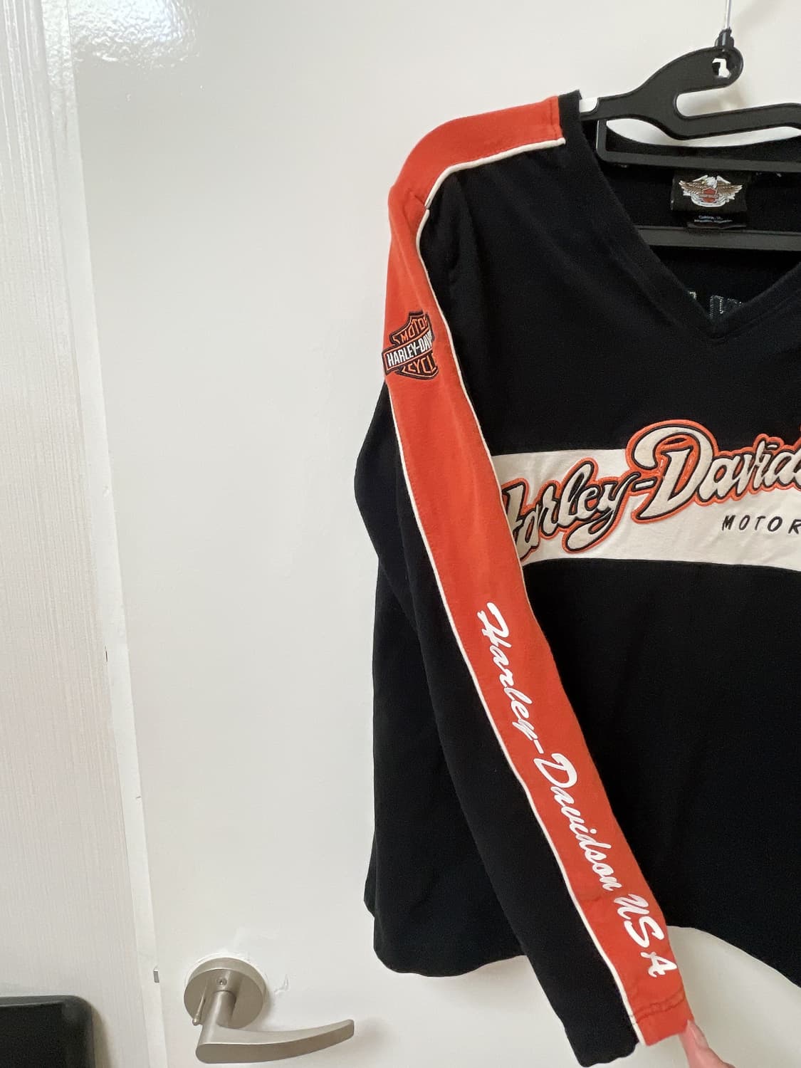 [무배] 할리데이비슨 브이넥 롱슬리브 긴팔 티셔츠 상품이미지6