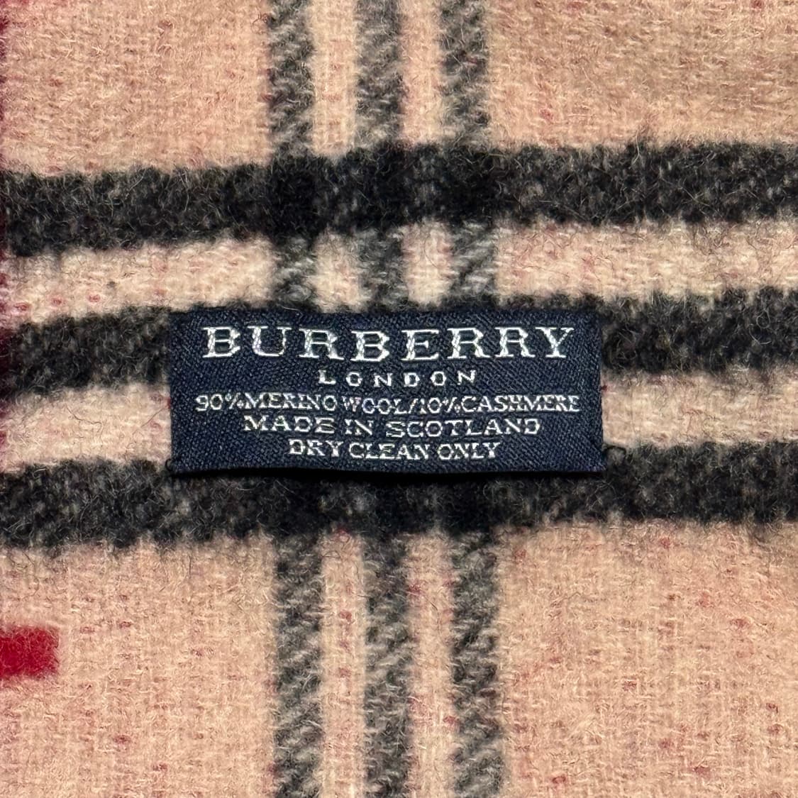 Burberry 캐시미어 메리노 울 혼방 노바체크 리버서블 머플러 상품이미지3