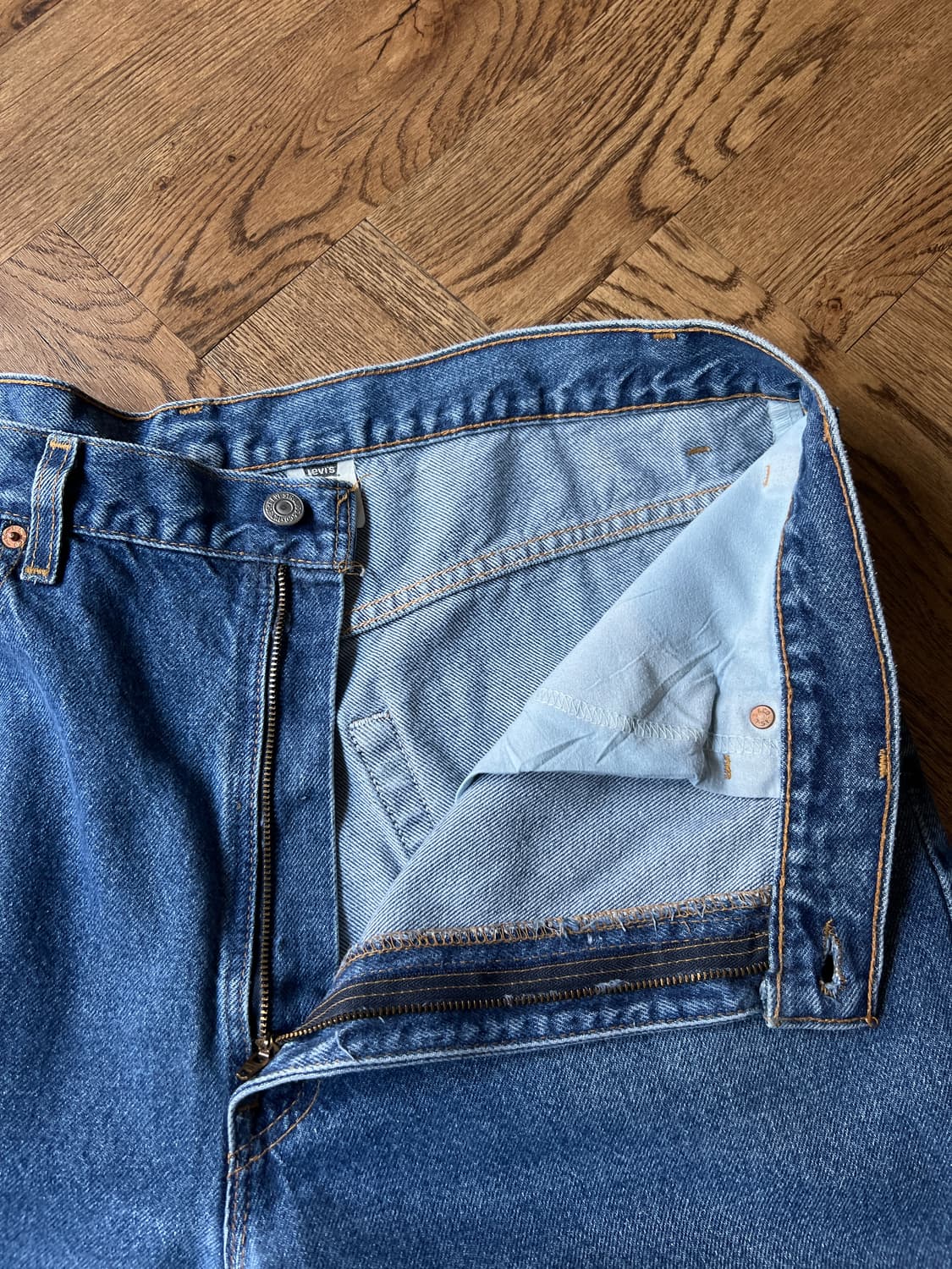 [40]00s 리바이스 517 USA Made 빈티지워싱 플레어진 F25 상품이미지3
