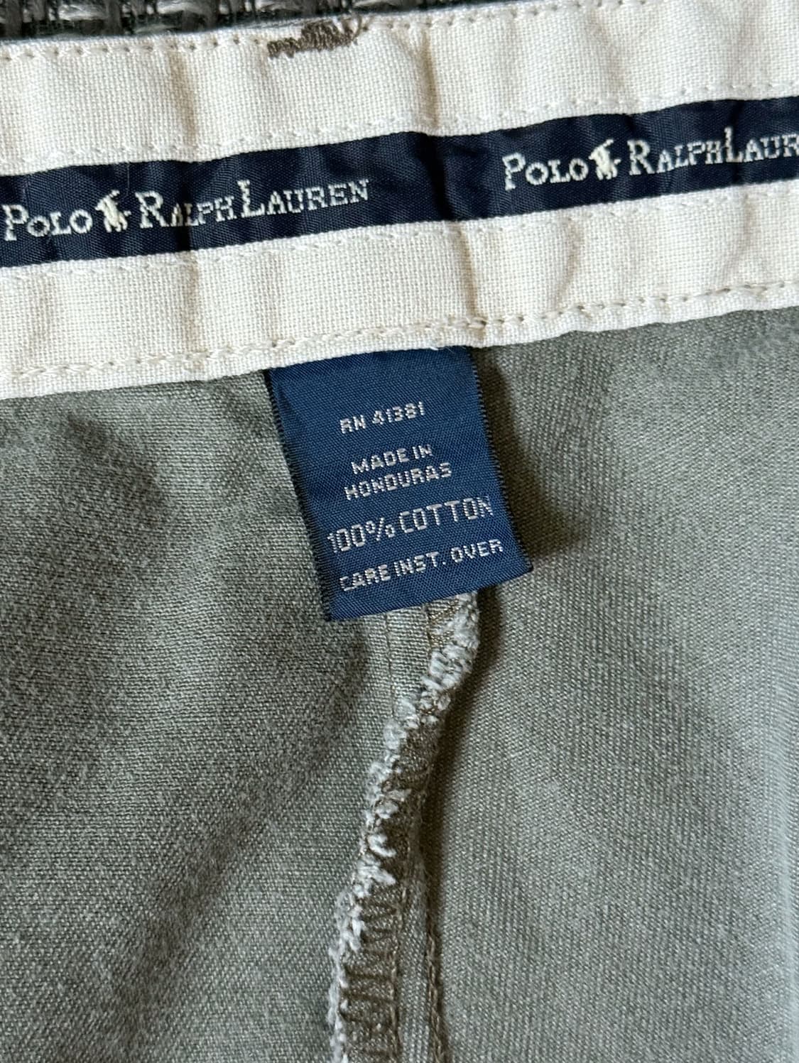 (34) 90s 폴로 랄프로렌 앤드류 더블 플리츠 치노 팬츠 상품이미지4