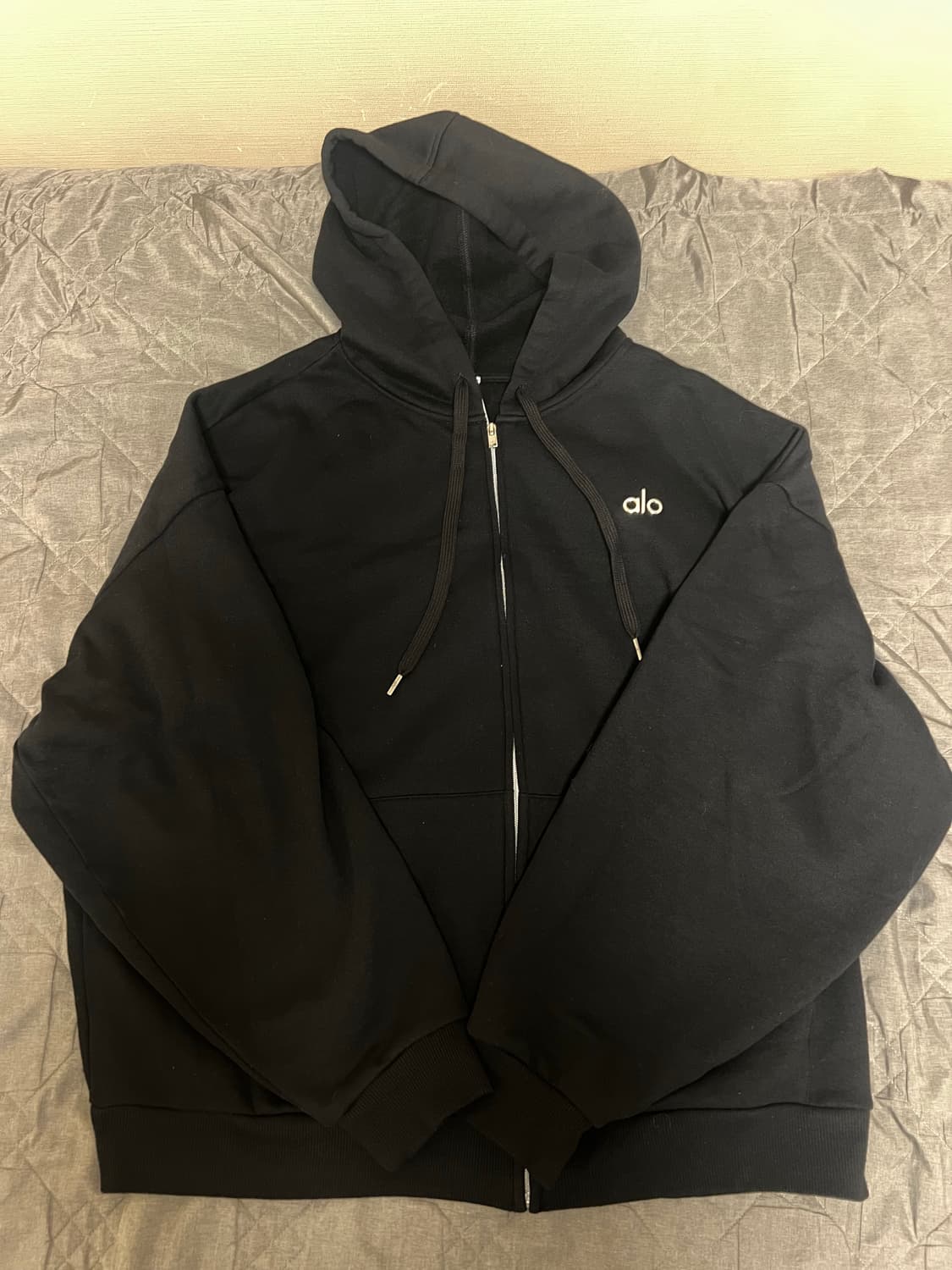 알로 요가 후드집업 블랙 xl 새상품급 택, 쇼핑백 보유 상품이미지1
