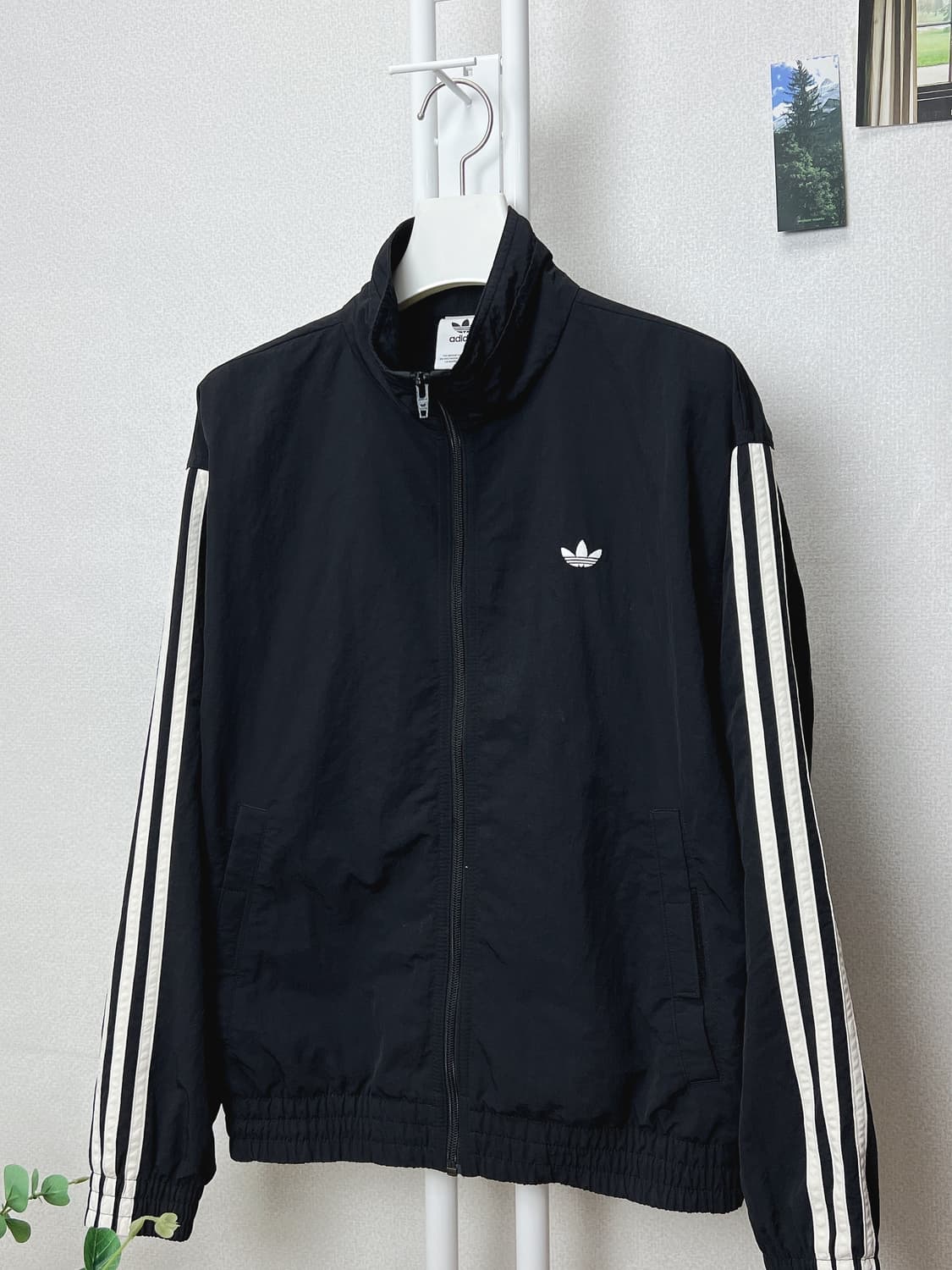 아디다스 로고 바람막이 M 상품이미지2