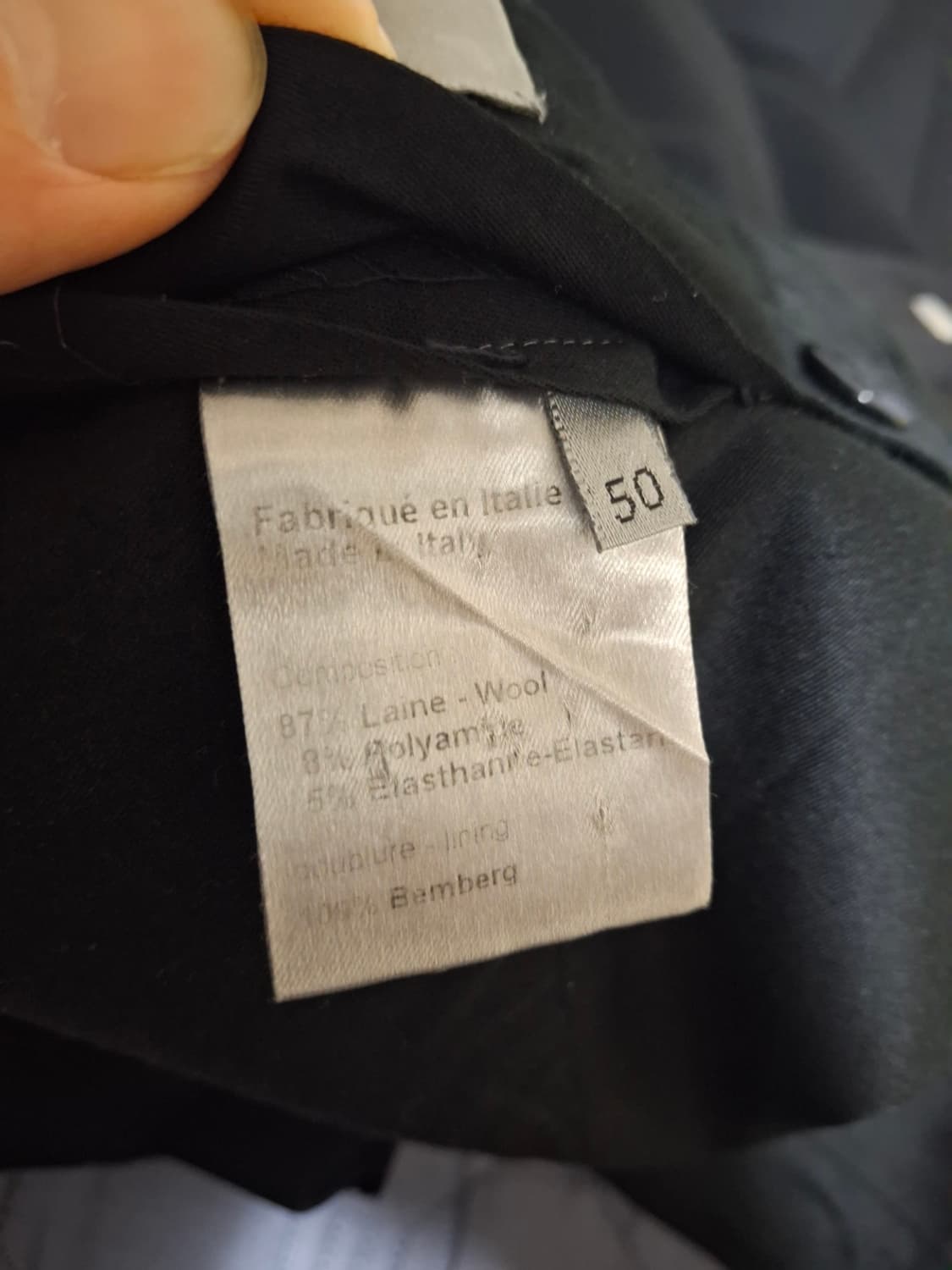 [50, 하자품] 디올 옴므 09 블랙 슬랙스 상품이미지7