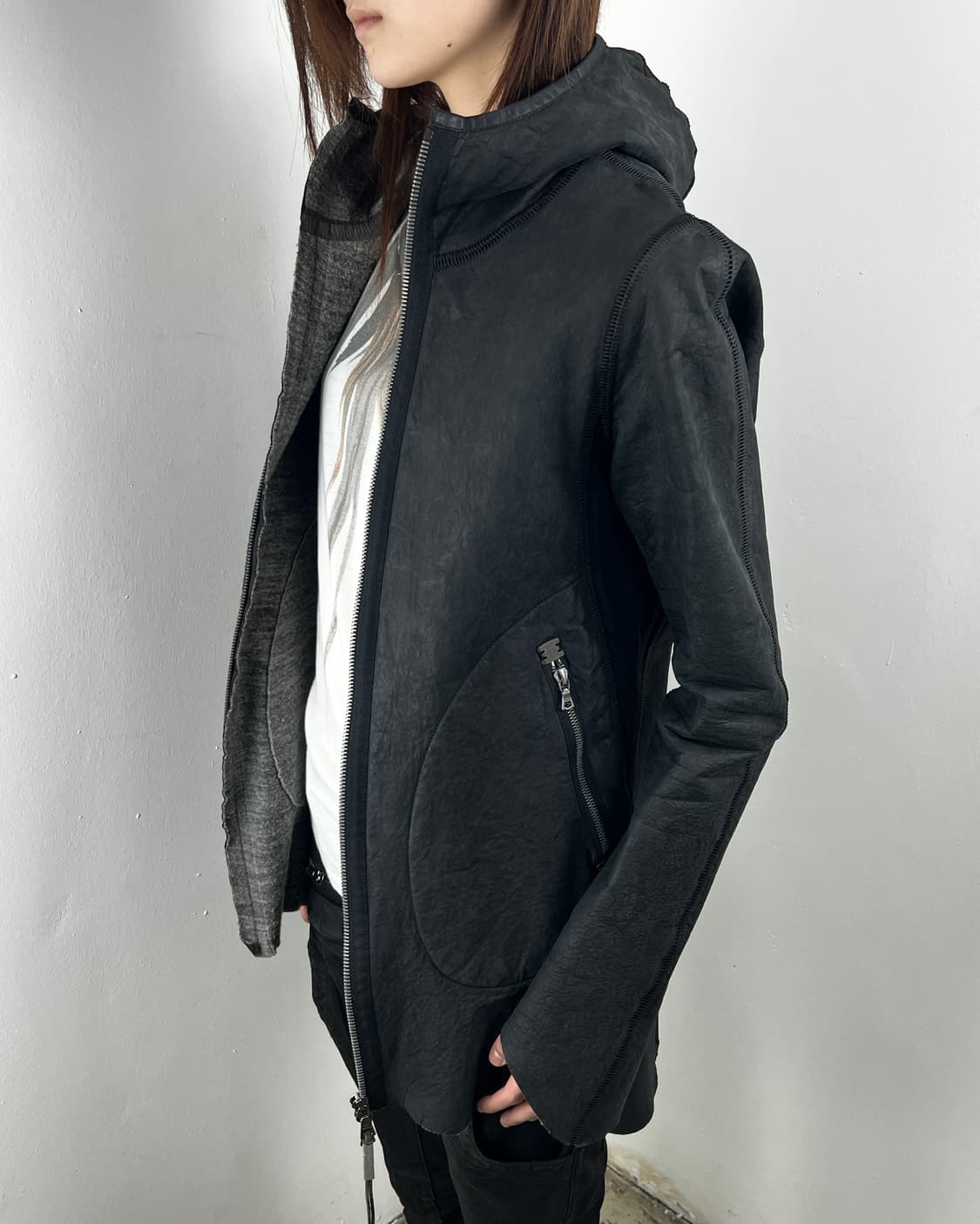 ISAAC SELLAM LAMBSKIN LEATHER JACKET 상품이미지3