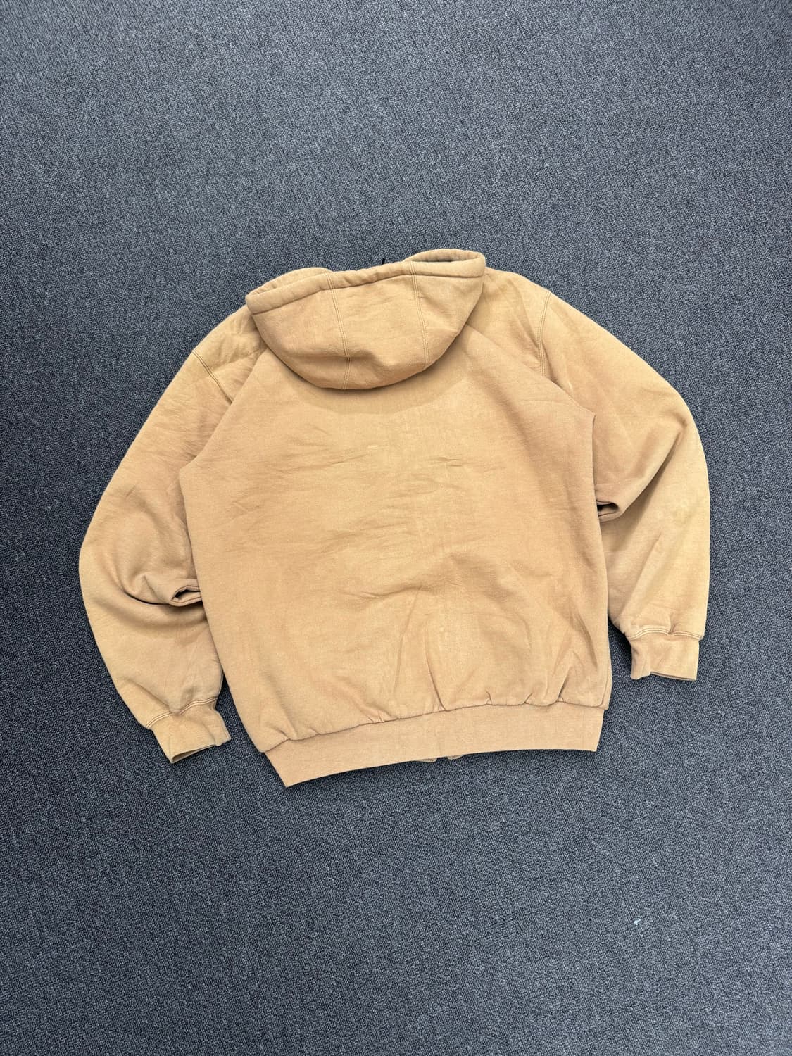 M)00’s 칼하트 빈티지 j149 BRN 써멀 후드집업 상품이미지5