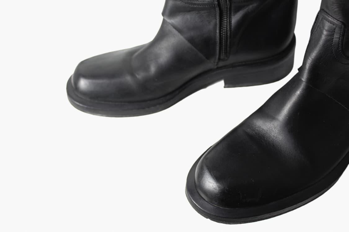 2000s Ann Demeulemeester 앤드뮐미스터  레더 롱부츠 상품이미지4