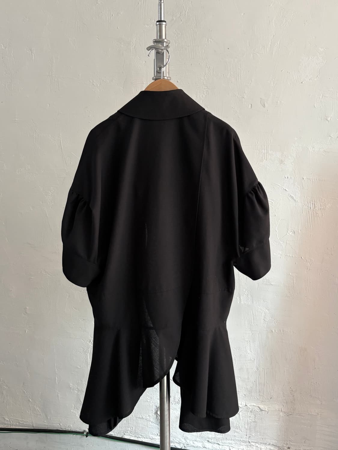 Junya Watanabe 준야와타나베 더블 브레스티드 블랙 하프 코트 상품이미지10