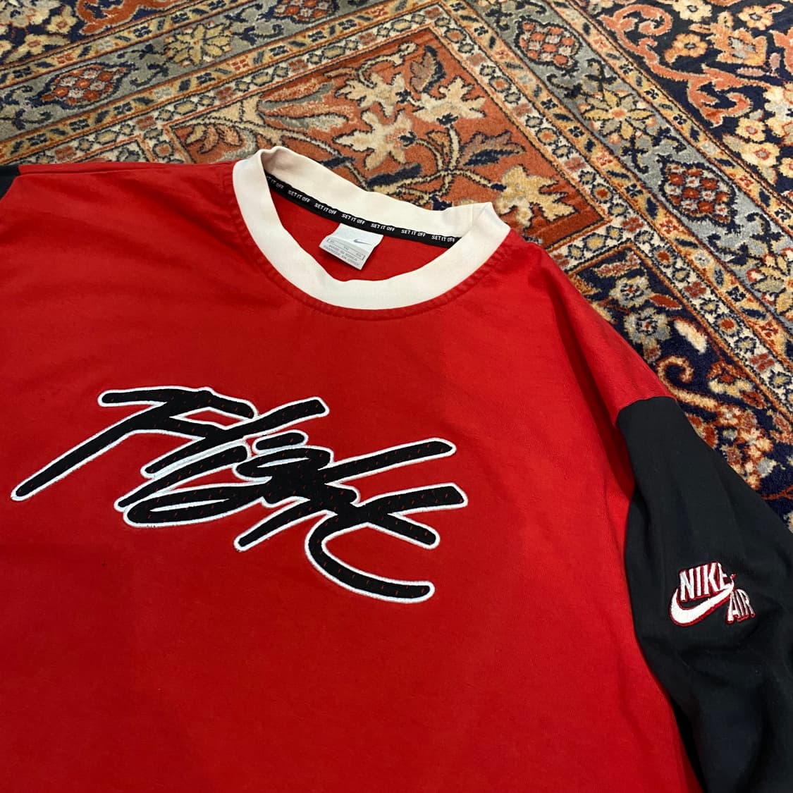 🌊90s Korea made NIKE flight long-sleeve 상품이미지4
