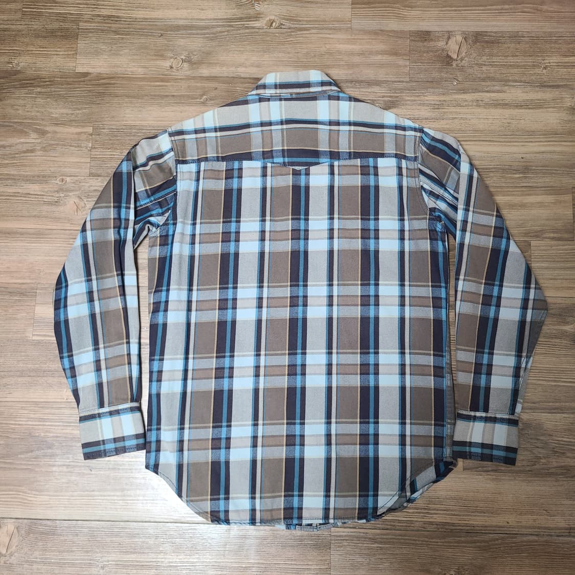 [L 100] 리바이스 일본판 레드탭 빈티지 웨스턴 체크 긴팔 셔츠 남방 상품이미지5
