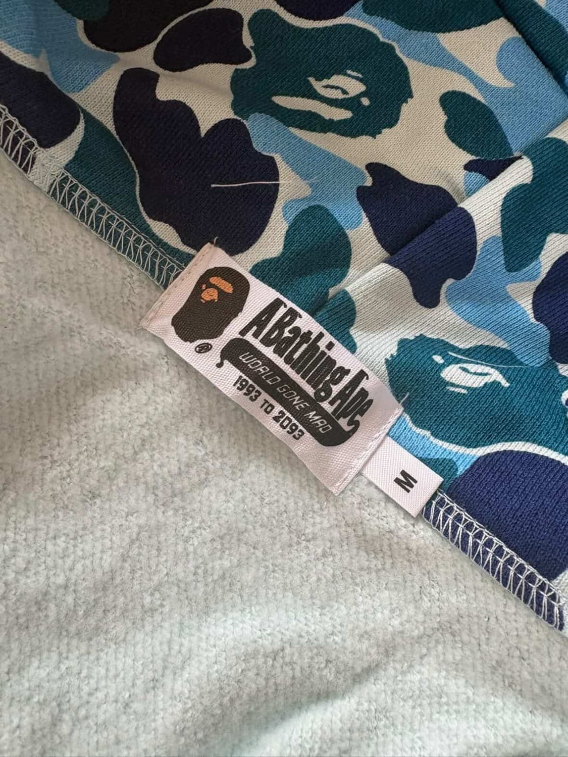 베이프 샤크후드 블루 m 상품이미지3