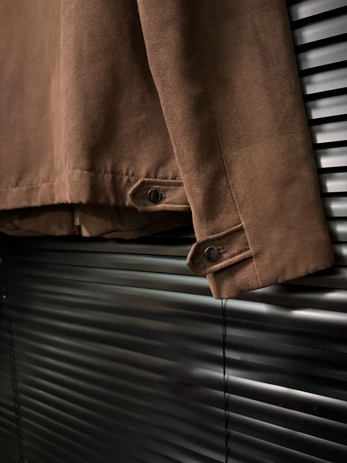 FULLSEED 밀라노 브라운 갈색 스웨이드 세무 레더 가죽 코치 자켓  상품이미지6