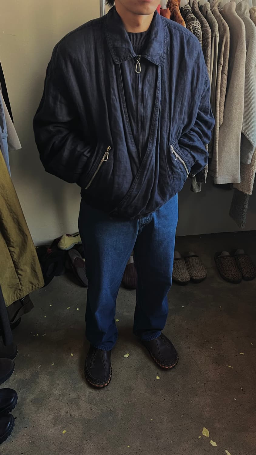 [28]80s 스톤아일랜드 아카이브 그린 엣지드 패치 데님 상품이미지2