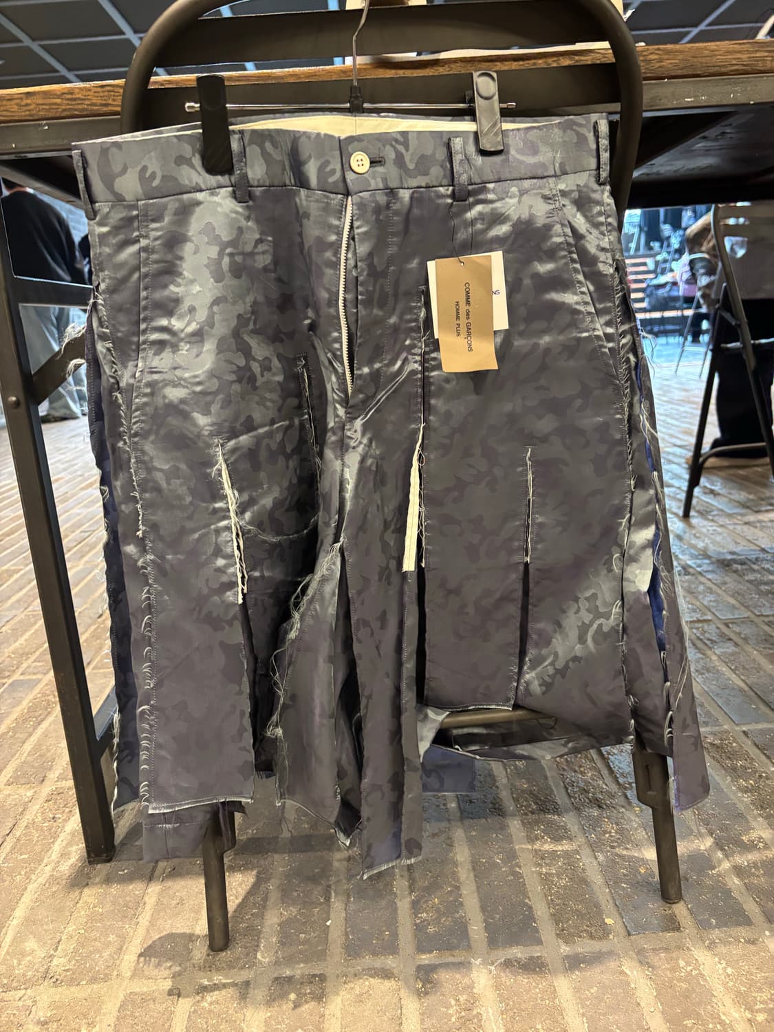 comme des garcons - camo jacquard shorts 상품이미지4