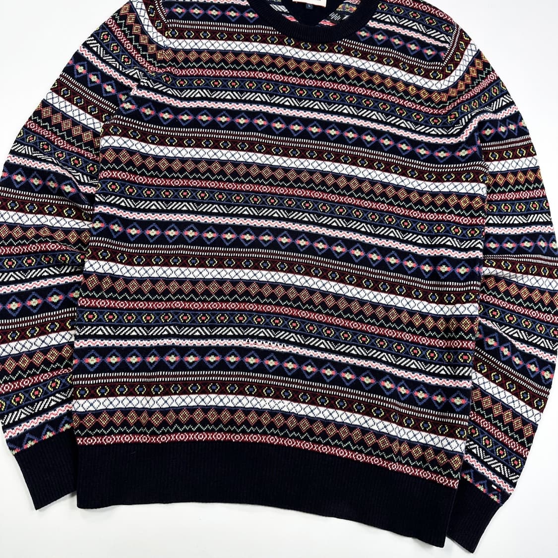 타미힐피거 데님 노르딕 패턴 니트 (L) 상품이미지3