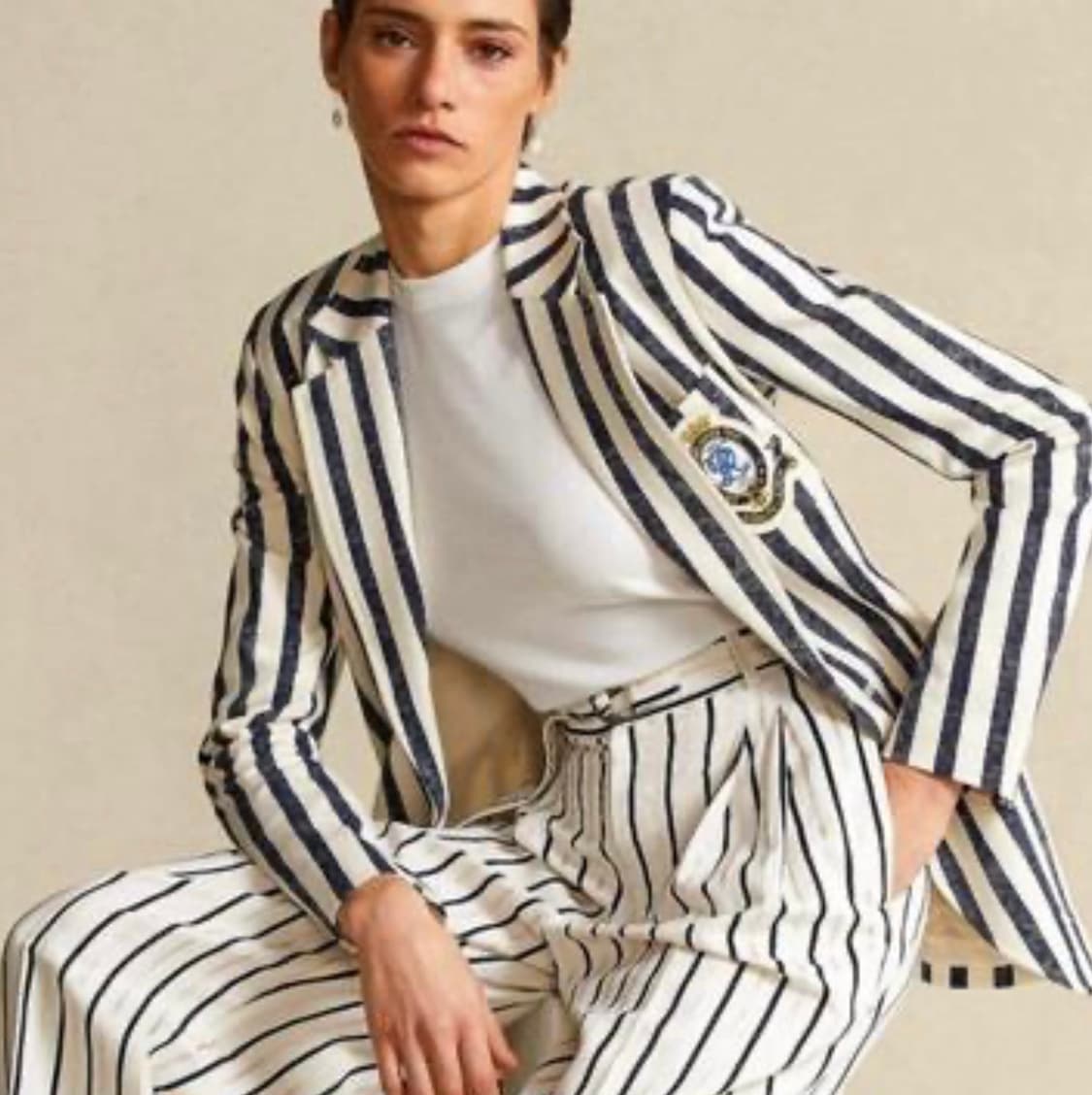 여) 폴로 스트라이프 자켓 상품이미지2