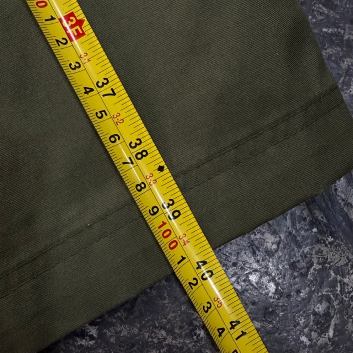 105 챔피언 카키 와이드 코튼팬츠 상품이미지9