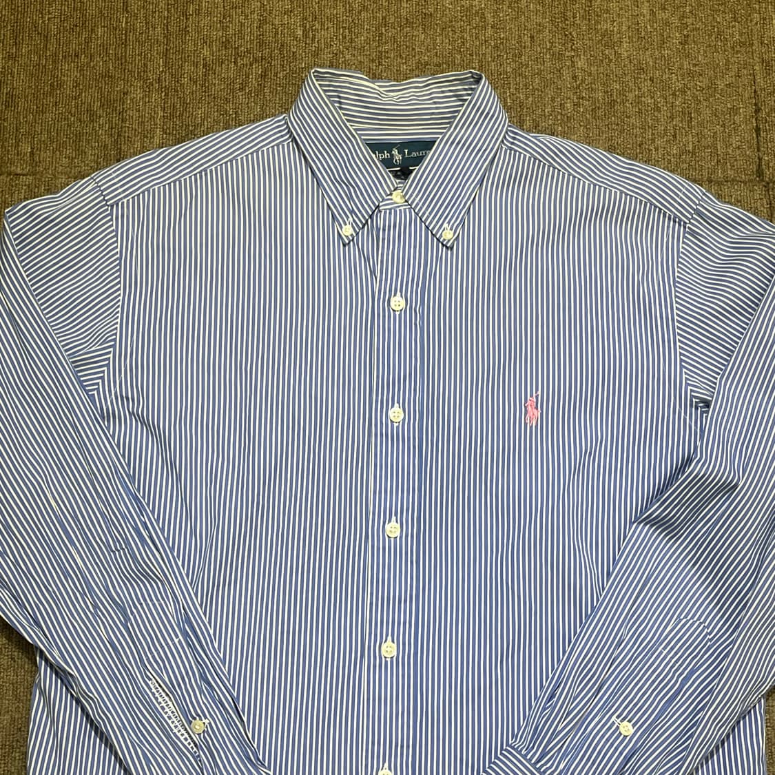 (15 1/2) POLO 폴로 랄프로렌 스트라이프 셔츠 클래식 핏 상품이미지6