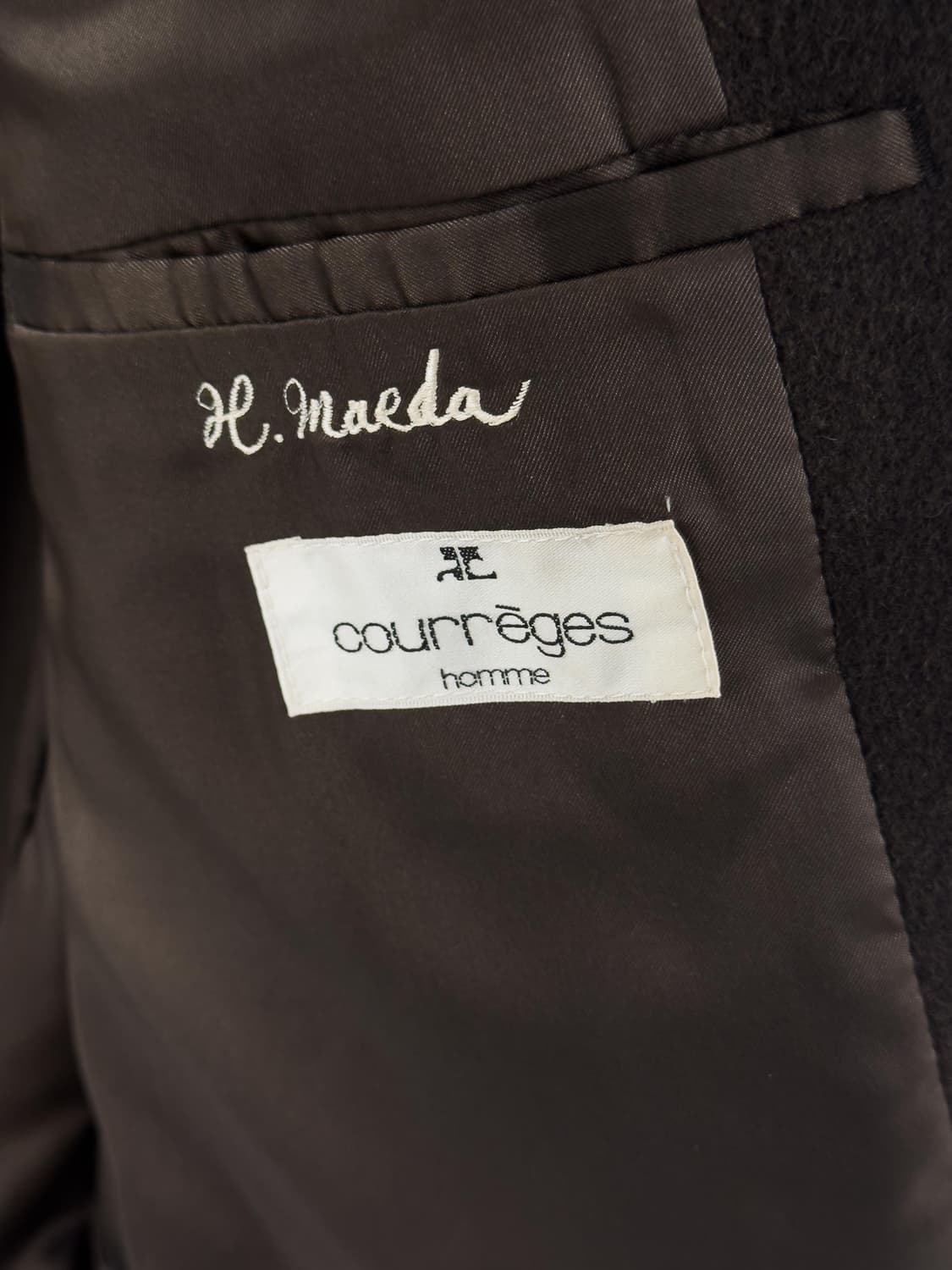 꾸레쥬 옴므 캐시미어 코트 상품이미지6