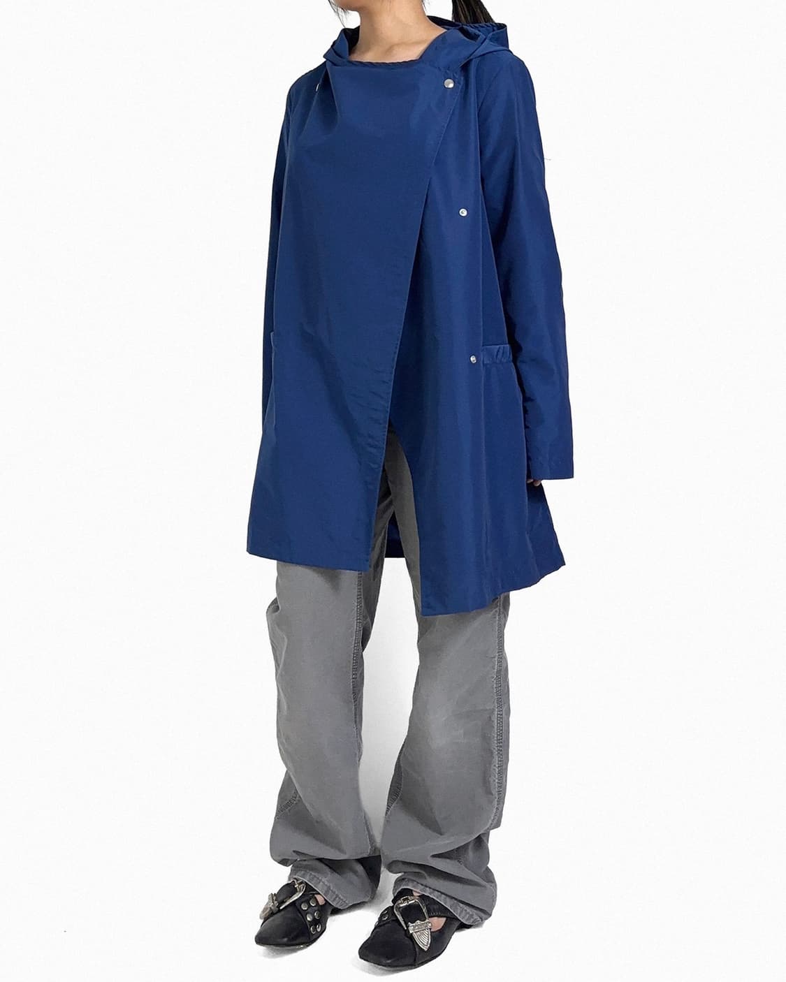 Corso Rosso hooded wrap coat 상품이미지2