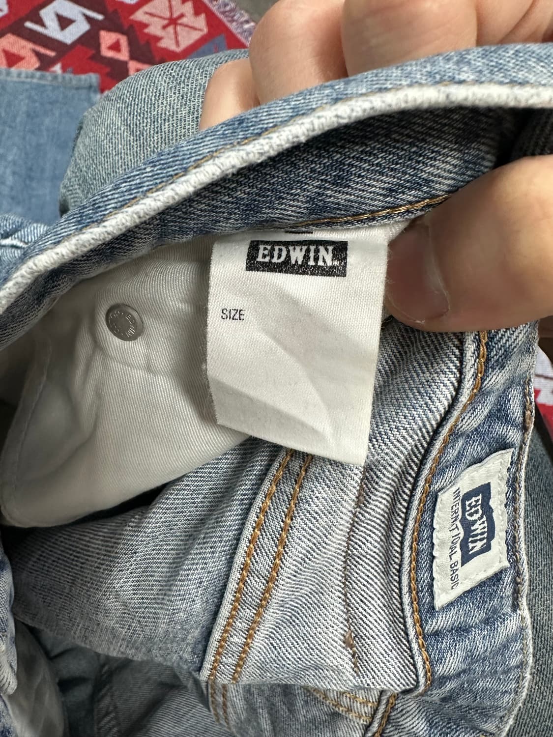 00’s EDWIN 403 화이트탭 데님팬츠 상품이미지5
