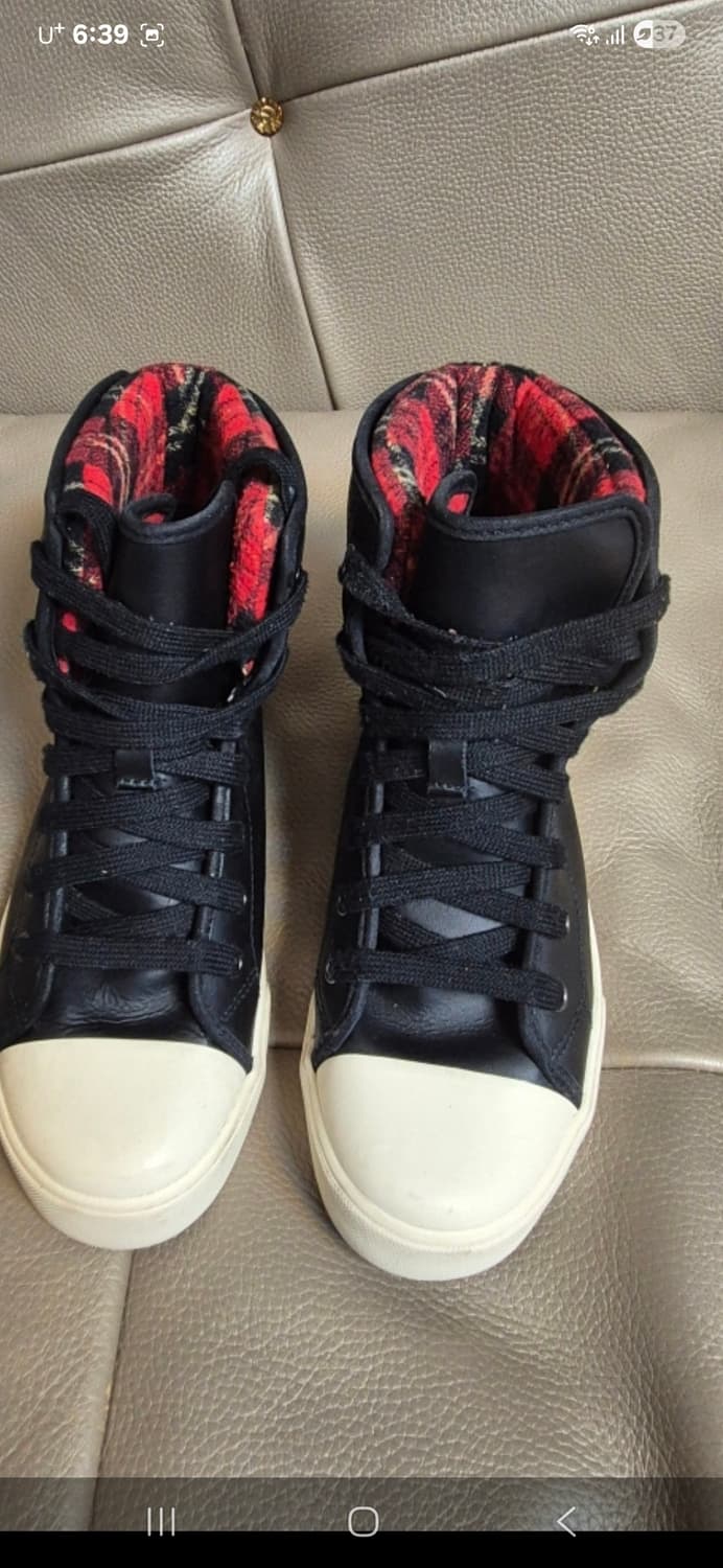 폴로랄프로렌  겨울 가죽 하이탑 여자 240 상품이미지2