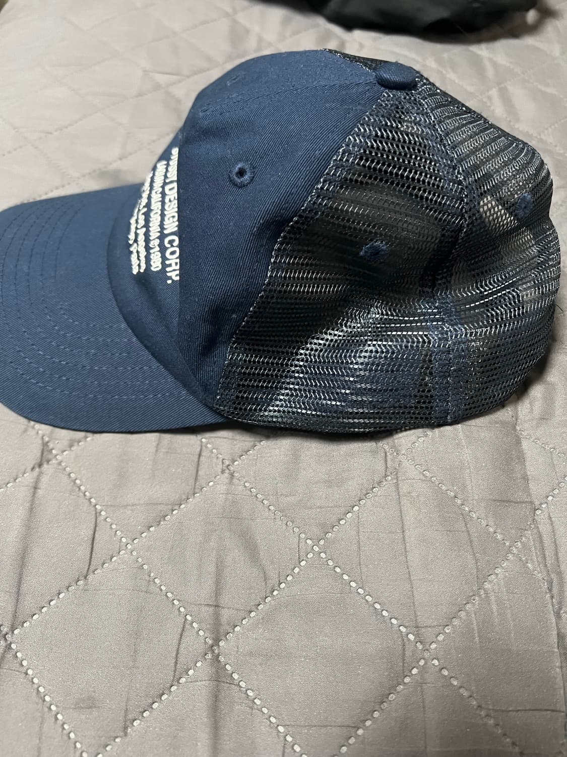 스투시 로우 프로파일 디자인 코프 트러커 스냅백 네이비 상품이미지3