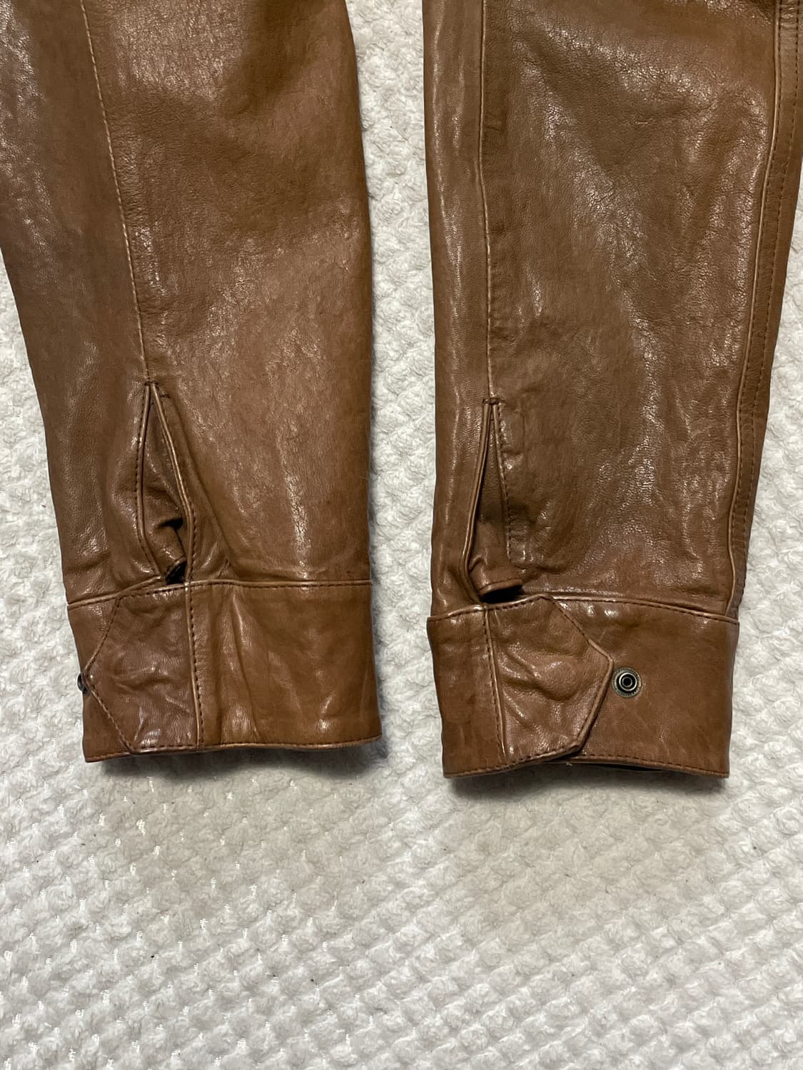 DKNY 웨스턴 무드 램스킨 양가죽 포켓 레더 상품이미지7