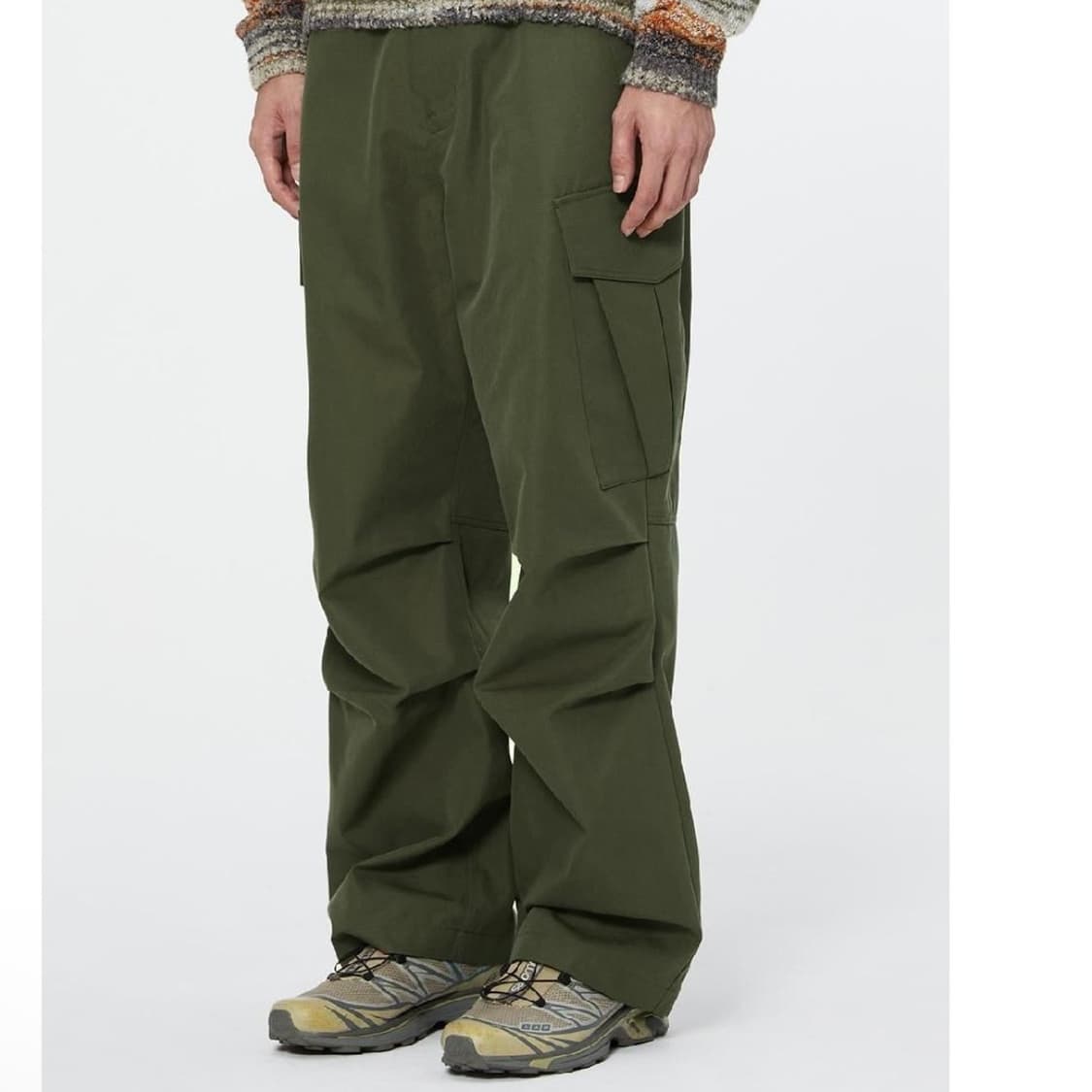 일꼬르소 파라슈트 팬츠 카키브라운 상품이미지2