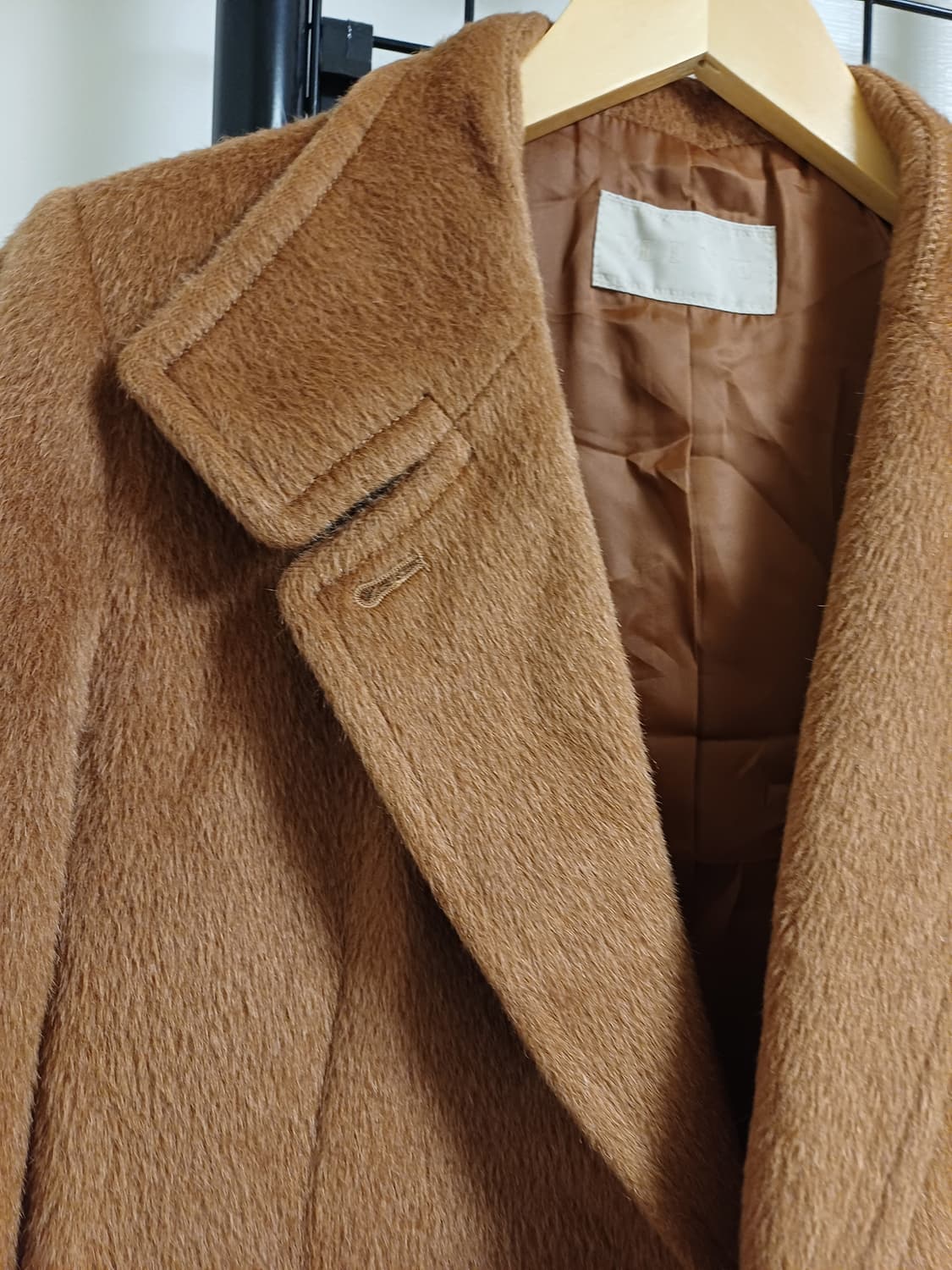 한섬 MINE 마인 모헤어 라마 코트 상품이미지4