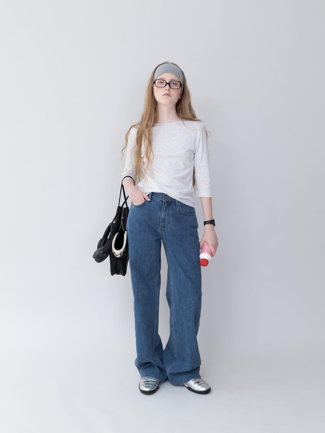 텍토 Zeze loose fit jeans_blue M 상품이미지2