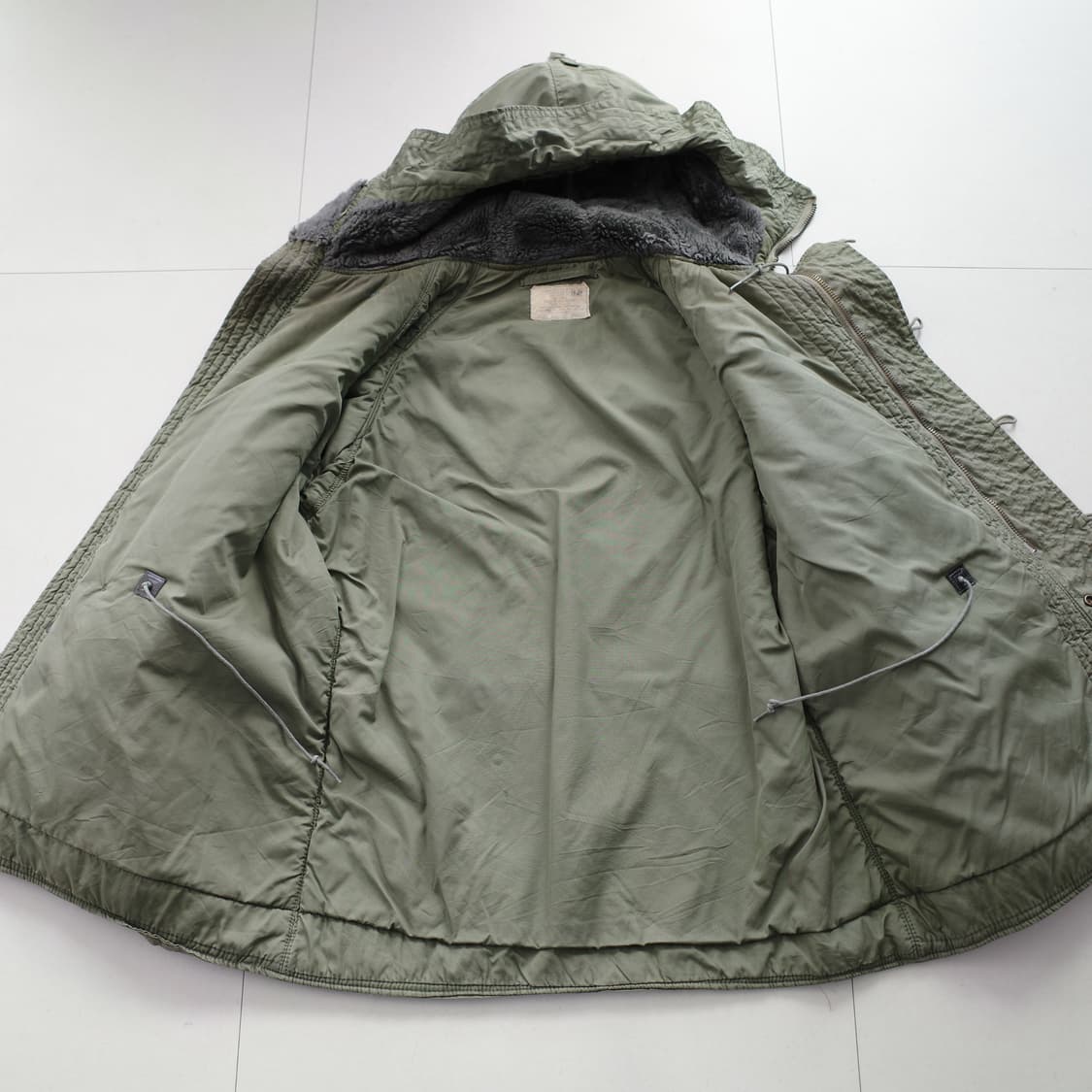 70s 랜서 N3B 파카 오리지널 USAF 올리브드랩 OD L사이즈  상품이미지7