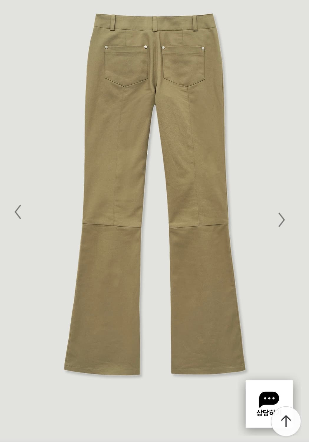 유즈 yuse cotton pleated 부츠컷 팬츠 상품이미지4