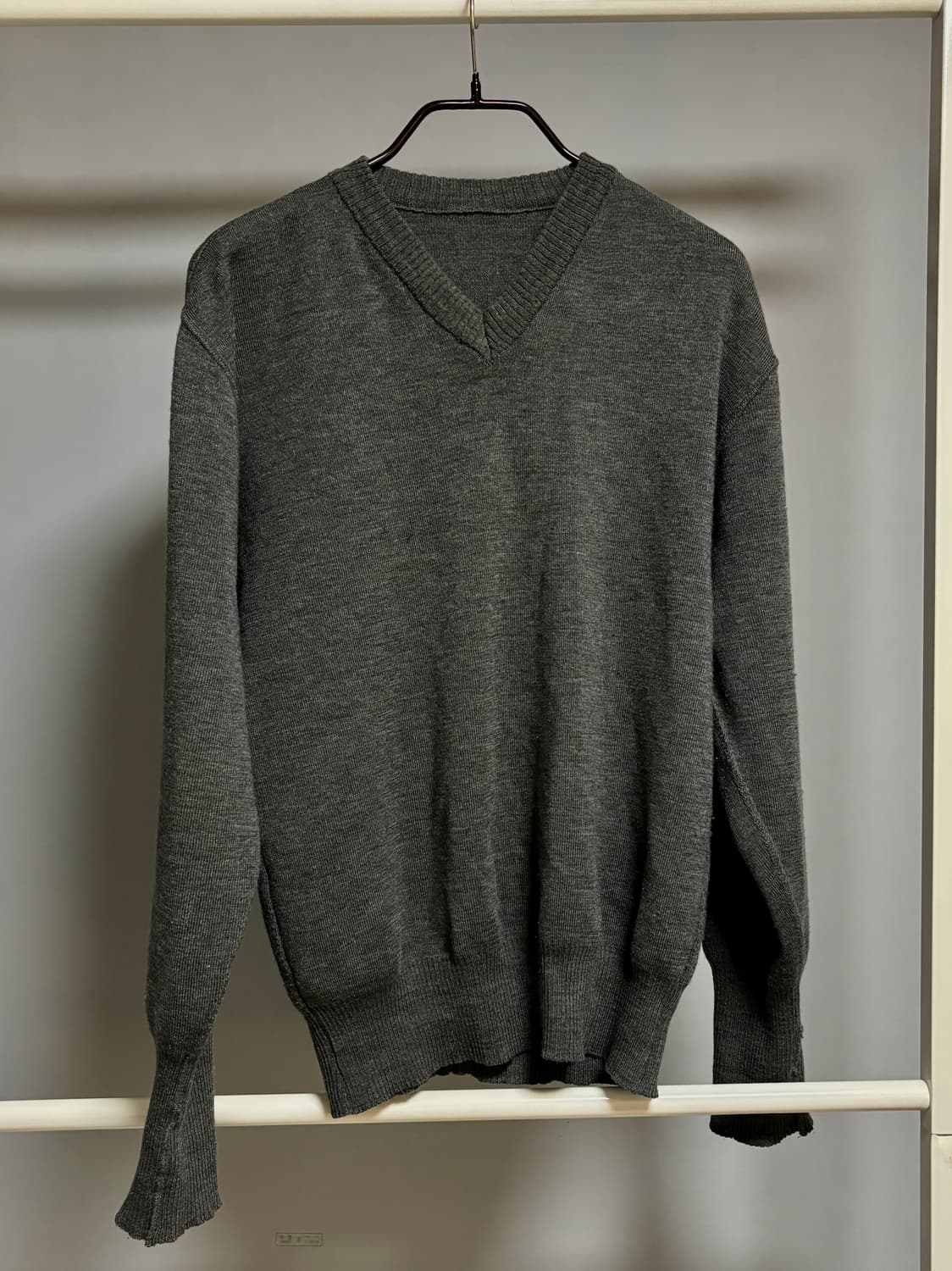 오리지널 독일군 그레이 니트 상품이미지1